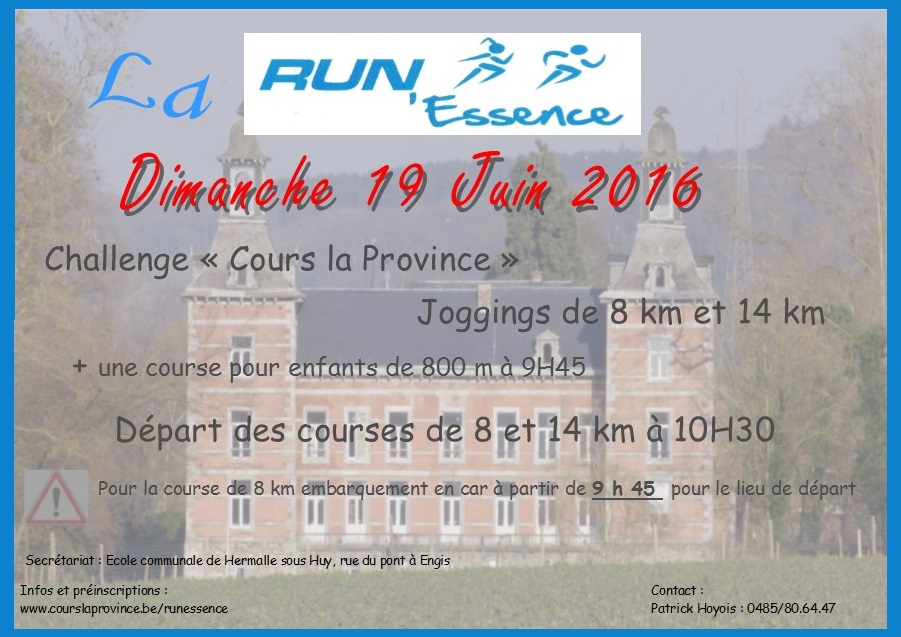 Flyer de la course